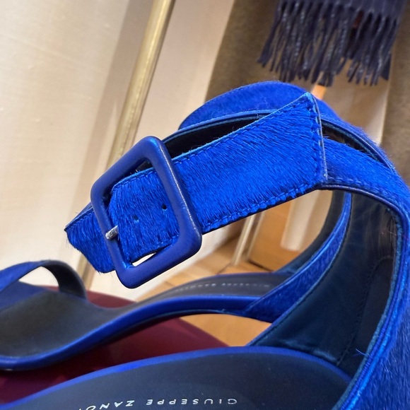 NWOB Giuseppe Zanotti Neyla Ponyhair 85mm Heel Sandal - Picture 7 of 8